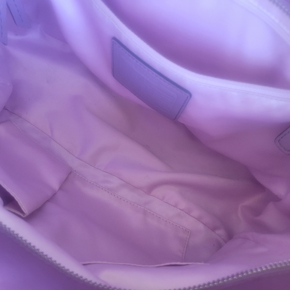 Coach Plum Leather Shoulder Bag - Picture 13 of 15